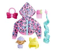 Barbie Extra Pet & Fashion Pack with Pet Lamb, Fashion Pieces & Accessories, Gift for Kids 3+