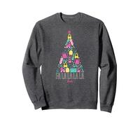 Barbie - Fa La La La Sweatshirt, Adult Unisex, Dark Heather Grey, Medium