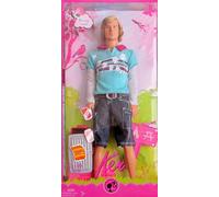 Barbie Family CAMPING KEN DOLL w CAMP Cooler (2008)