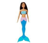 Barbie Fantasía Muñeca Sirena Aleta Azul con Lila