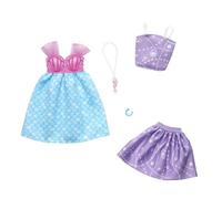 Barbie Fashion 2-Pack: Pastel-colored dress and outfit set for dolls and
