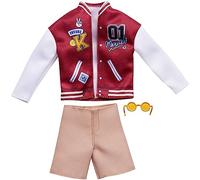 Barbie Fashion Pack HJT25 Ken Doll Clothes Outfit Bomber Jacket Shorts Sunglass
