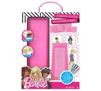 Barbie Fashion Plates All in One Studio Sketch Design Activity Set - Fashion Design Kit for Kids Ages 6 and Up