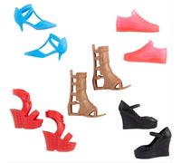 Barbie Fashion Set of 5 Shoes and Accessories for Dolls
