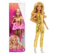 Barbie Fashionistas Doll, Blonde Hair & Golden Jumpsuit