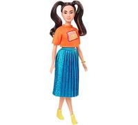 Barbie Fashionistas Long Skirt & Pigtails GHW59 Brand NEW & Boxed