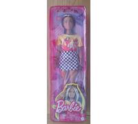 Barbie Fashionistas Doll 179 Curvy Long Highlighted Hair & Flame Crop Top Mattel