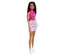 Barbie Fashionistas Doll with Fancy Dress Rock Pink & Metallic Dress