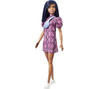 Barbie Fashionistas Doll with Snakeskin Dress, Toy for Kids 3 to 8 Years Old