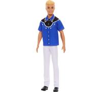Barbie Fashionistas Ken Doll #226 Wearing a Removable Western Shirt, Pants & Boo