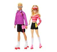 Barbie Fashionistas Set with 2 Fashion Dolls & 6 Accessories, Barbie & Ken Rolle