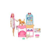 Barbie Fast Cast Veterinarian Clinic Playset With Pink Colored Hair Fashion Doll, Vet Furniture &Amp; 10+ Accessories One Colour
