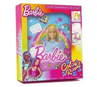 Barbie Filled Pencil Case for Girls - School Supplies Stationery Set With Color Your Own Diary Accessories - Gifts for Girls