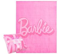 Barbie Fleece Bed Blanket, Super Soft Cosy Bed Throw Bedroom Decor Plush Throw Comforter 150 x 130cm for Bedroom Travel Sleepovers