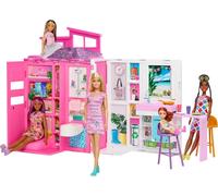 Barbie Foldable Getaway Doll House With Barbie Doll and Accessories