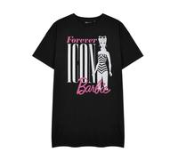 Barbie Womens Black Forever Icon Short Sleeved T-Shirt Dress - Small