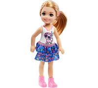 Barbie FRL82 Club Chelsea Red Head with Kitty Top Doll