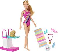 Barbie Dreamhouse Adventures Swim ‘n Dive Sport Swimmer Doll & Accessories