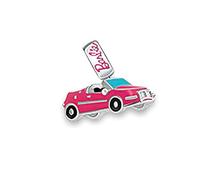 Barbie Girl Car Charm Pink You Can Do Anything 925 Silver Compatible with Pandora Charms, silver chain Bracelet, Trollbeads, Chamilia and Biagi.…