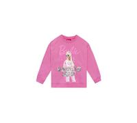 Barbie Girl's Born To Lead Sequin Sweatshirt in Pink | Size: 7-8 Years Barbie Pink 7-8 Years