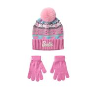 Barbie Girls Fair Isle Beanie & Gloves Set