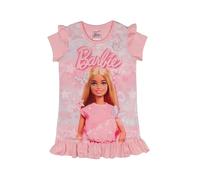 Barbie Girls Frilly Nightdress Butterfly Nightie Pyjamas 6-7 Years Pink
