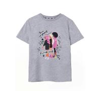 Barbie Girls Grey Doodle Group Pose Short Sleeved T-Shirt - 13-14 Years