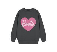 Barbie Girls Grey Heart Sweatshirt - 3-4 Years