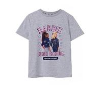 Barbie Girls High School Short Sleeved Grey T-Shirt | Iconic Brand | Chasing Dreams | Stylish Top | Comfortable Fit | Girls' Fashion | Motivational | Fun Childrens Clothing