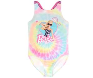 Barbie Girl's Kids 1 Piece Swimming Costume (Multicoloured) | Size: 5-6 Years Barbie Multicolor 5-6 Years