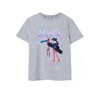 Barbie Girl's Kids Short Sleeved T-Shirt (Girls Grey Marl) | Size: 9-10 Years Barbie Grey 9-10 Years