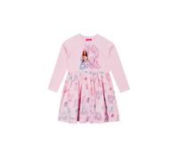 Barbie Girl's Long Sleeve Unicorn Dress in Pink | Size: 8-9 Years Barbie Pink 8-9 Years