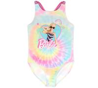 Barbie Girls Multicoloured Barbie Doll 1 Piece Swimming Costume - 7-8 Years