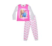 Barbie Girls Official Mattel Long Pink Pyjamas (4-5 Years)