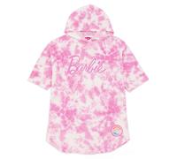 Barbie Girls Pink Tie Dye Poncho Towel - 3-6 Years