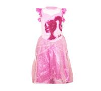 (3-4 Years, Pink) Barbie Girls Princess Costume