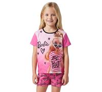 Barbie Girls Pyjamas Short PJ Set, Doll Pyjamas for Girls, Ages 3 to 10 Years, Official Merchandise