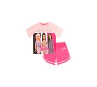 Barbie Girl's Short Pyjamas in Pink | Size: 3-4 Years Barbie Pink 3-4 Years