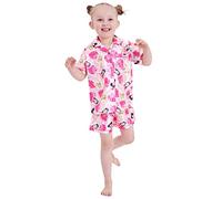 Barbie Girls Short Pyjamas Satin Button Pyjamas Satin, 5-6 Years Multicolor