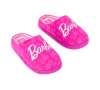 Barbie Girls Slippers, Shoes, Slippers, Non-Slip Sole, Size EU 28 to 33, pink, 12 UK Child