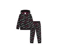 Barbie Clothes for Girls Lounge Wear Pink Hoodie Leggings Set Kids Tracksuit Hoodie Tracksuit Bottoms Official Merchandise Age 3-14 Gifts for Teenage Girls (Black, 4-5 Years)