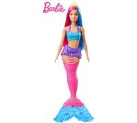 Barbie GJK08 Dreamtopia Surprise Mermaid Doll - Rainbow Tail, Sparkly Bodice, Pink and Blue Hair