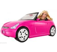 Barbie Glam Auto Convertible Car with Barbie Doll V6744 Year 2010 New -Sealed