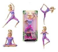 Barbie Made to Move Doll with 22 Flexible Joints & Long Blonde Ponytail Wearing