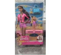 Barbie Gymnast Coach Doll set A/A balance beam FXP40 Year 2018