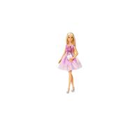 Barbie Happy Birthday Doll, Blonde, Wearing Sparkling Pink Party Dress