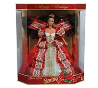 Barbie Happy Holidays Doll - Special Edition 10Th Aniversary Hallmark 5Th In Series (1997)