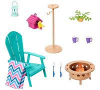 Barbie Patio Garden Furniture and Accessory Set