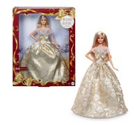 Barbie Seasonal Celebrations - Barbie 2025 Gold Holiday Doll-Blonde One Colour