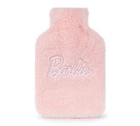 Barbie Womens Hot Water Bottle | Ladies & Girls Furry Heat Pad in Pink | Insulated Plush Loungewear Accessory for Self Care | Doll Movie Toy Merchandise Apparel Gift for Adults and Children